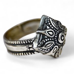MEDIEVAL RING, 12th century, silver 925 13g