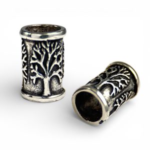 TREE OF LIFE - silver bead (not only) for beard Ag 925