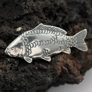 KARPFEN - Fisch, Anhänger zum Fischen, Silber 925
