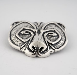 URSUS, Bear Pendant, sterling silver