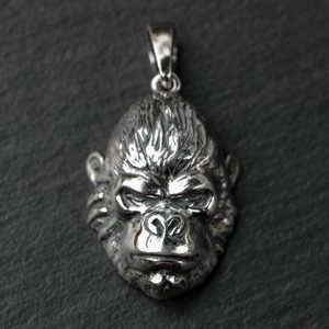 GORILLA, ANHÄNGER, SILBER 925 14G - ANHÄNGER - SCHMUCK, SILBER{% if kategorie.adresa_nazvy[0] != zbozi.kategorie.nazev %} - SILBER SCHMUCKSTÜCKE{% endif %}