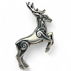 Cerf celtique - Herne, pendentif en argent