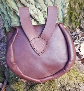 CERNUNNOS, Leather Bag brown, bronze