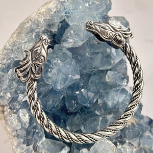 FIANNA, Celtic Deer, silver bracelet