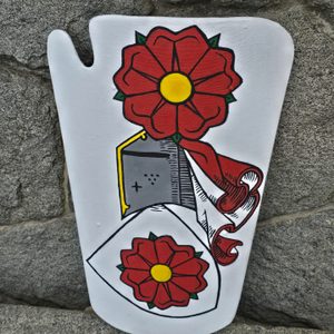 Tartsche Shield, medieval shield, House of Rosenberg, Bohemia