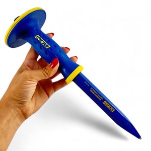 Estwing Pointed Tip Rock Chisel with Grip Guard