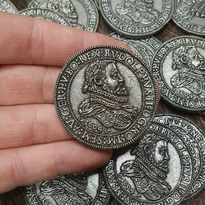 BOHEMIA, RUDOLF II 1576 - 1611 THALER, ZINC, COIN - REPLICA - MEDIEVAL AND RENAISSANCE COINS{% if kategorie.adresa_nazvy[0] != zbozi.kategorie.nazev %} - COINS{% endif %}