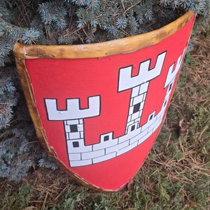 Bouclier médiéval - Prague, combat