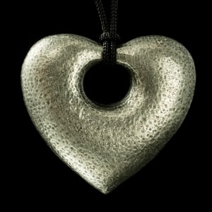 HEART, PEWTER PENDANT, AMULET - MIDDLE AGES, OTHER PENDANTS{% if kategorie.adresa_nazvy[0] != zbozi.kategorie.nazev %} - JEWELLERY - BRONZE, ZINC{% endif %}