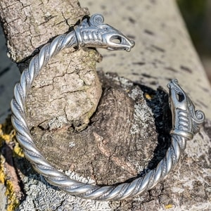 DREKI, viking sterling silver bracelet