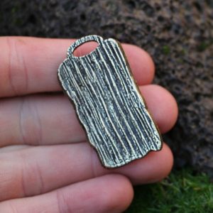 KENAZ - Rune Pendant, zinc ant.brass
