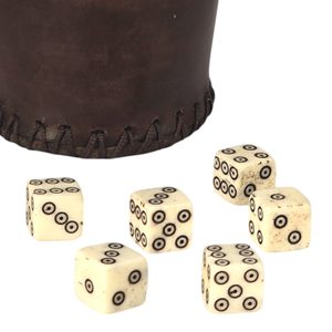 Bone Roman dice