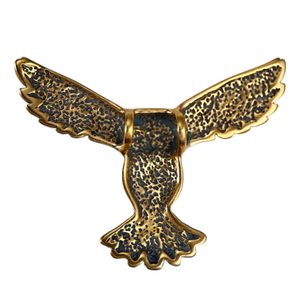 Flying owl, bronze talisman