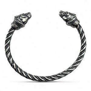 BERSERKER, ours, bracelet en argent