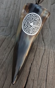 CELTIC CIRCLE, DRINKING HORN SMALL, 0.2 L - DRINKING HORNS{% if kategorie.adresa_nazvy[0] != zbozi.kategorie.nazev %} - HORN PRODUCTS{% endif %}