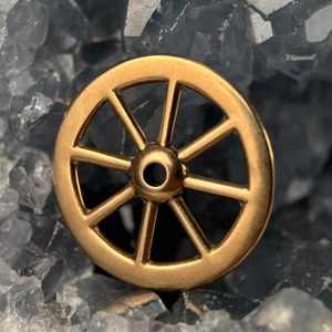 Roue Taranis, réplique en bronze, ville de Stradonice, Bohême