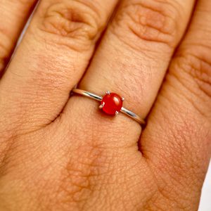 YENNEFER, ring, carnelian silver 925/1000