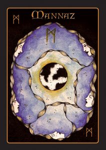 24 RUNE CARDS - Rune Oracle, GB Edition