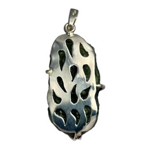 LIBRA, necklace - Moldavite, silver 925/1000