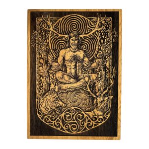 CERNUNNOS Wanddekoration, Holz