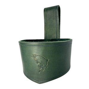Porte-corne en cuir de poisson - cadeau pour les pêcheurs