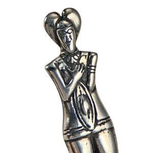 Celtic Warrior, Prince of Glauberg, silver pendant