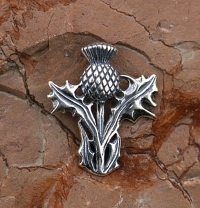 SCOTTISH THISTLE - ALBA, SILVER PENDANT - PENDANTS{% if kategorie.adresa_nazvy[0] != zbozi.kategorie.nazev %} - SILVER JEWELLERY{% endif %}