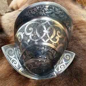 MORION CASQUE DE LUXE GRAVÉ - CASQUES DE LUXE, FANTASY, JAPONAIS, RÉCENTS{% if kategorie.adresa_nazvy[0] != zbozi.kategorie.nazev %} - ARMURES ET BOUCLIERS{% endif %}