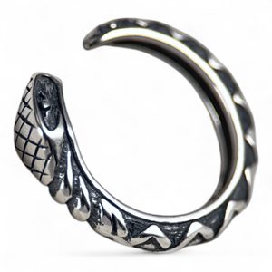 Serpent, bague en argent sterling