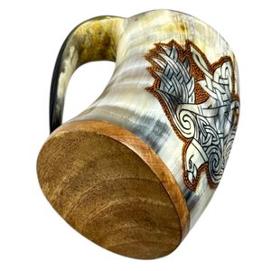 Falcon, Viking horn cup