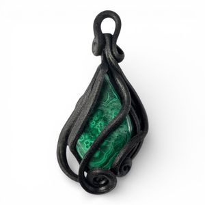 Pendentif en MALACHITE
