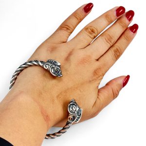 COLLACH, Celtic Boar, sterling silver bracelet