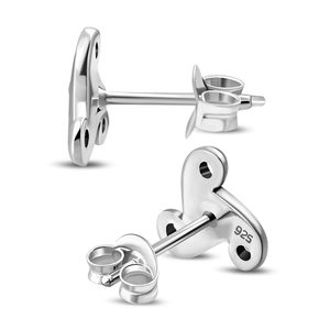 Celtic triskel, silver earrings 925/1000