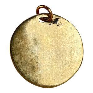 KRIGER, Warrior Pendant, Tanum petroglyph, brass