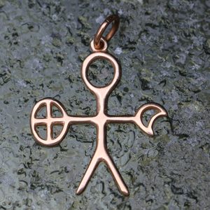 NOAIDI - Sami Shaman, pendant, bronze