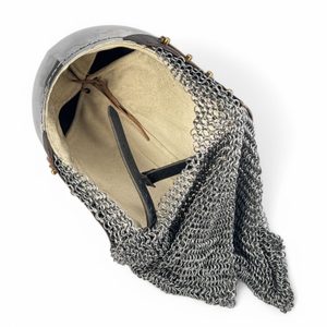 Bascinet Helmet with Aventail, 2 mm steel