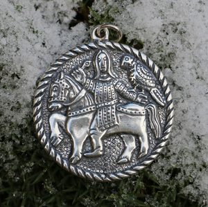 FAUCON MÉDIÉVAL MORAVIE MAGNA PENDENTIF EN ARGENT STERLING - PENDENTIFS{% if kategorie.adresa_nazvy[0] != zbozi.kategorie.nazev %} - BIJOUX EN ARGENT{% endif %}