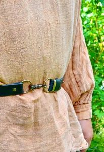 Crochet de ceinture celtique à tête de cheval, boucle