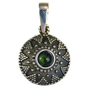 SLAVIC, silver pendant, Moldavite, Ag 925/1000