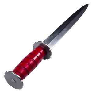 Rondel or Bollock dagger Kuttenberg, 14th century, blunt replica, red