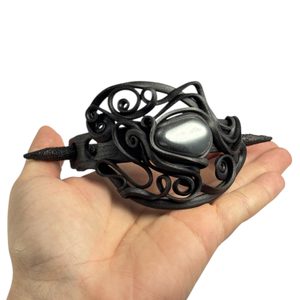 BROCHE À CHEVEUX AVEC HÉMATITE