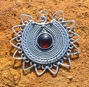 LADA, Grande Moravie Pendentif argent 925