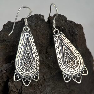 LADA, silver Slavic earrings, Ag 925