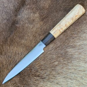 Japanisches Petty-Messer aus rostfreiem Stahl, Birke