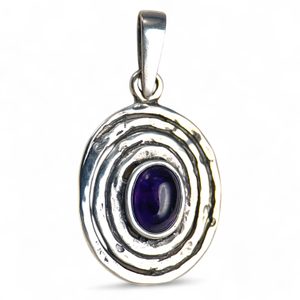 FOREST WELL, pendentif, argent avec améthyste