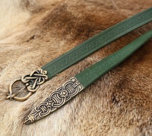 BORRE VIKING BELT EMBOSSED - BELTS{% if kategorie.adresa_nazvy[0] != zbozi.kategorie.nazev %} - LEATHER PRODUCTS{% endif %}