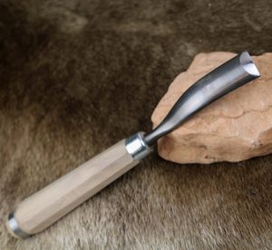 WOOD CHISEL, HAND FORGED, TYPE XI - CISEAUX À SCULPTER FORGÉS{% if kategorie.adresa_nazvy[0] != zbozi.kategorie.nazev %} - BUSHCRAFT, RECONSTITUTION, ACCESSOIRE{% endif %}