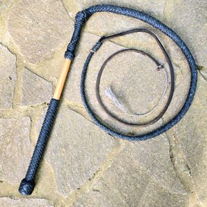 LEATHER WHIP, 250 cm