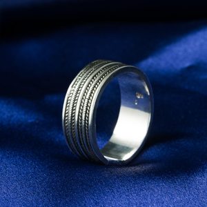 GEIR, Wikinger Ring, Silber 925, 11g