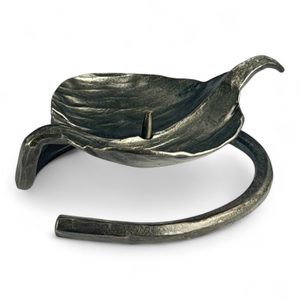LEAF, forged candlestick